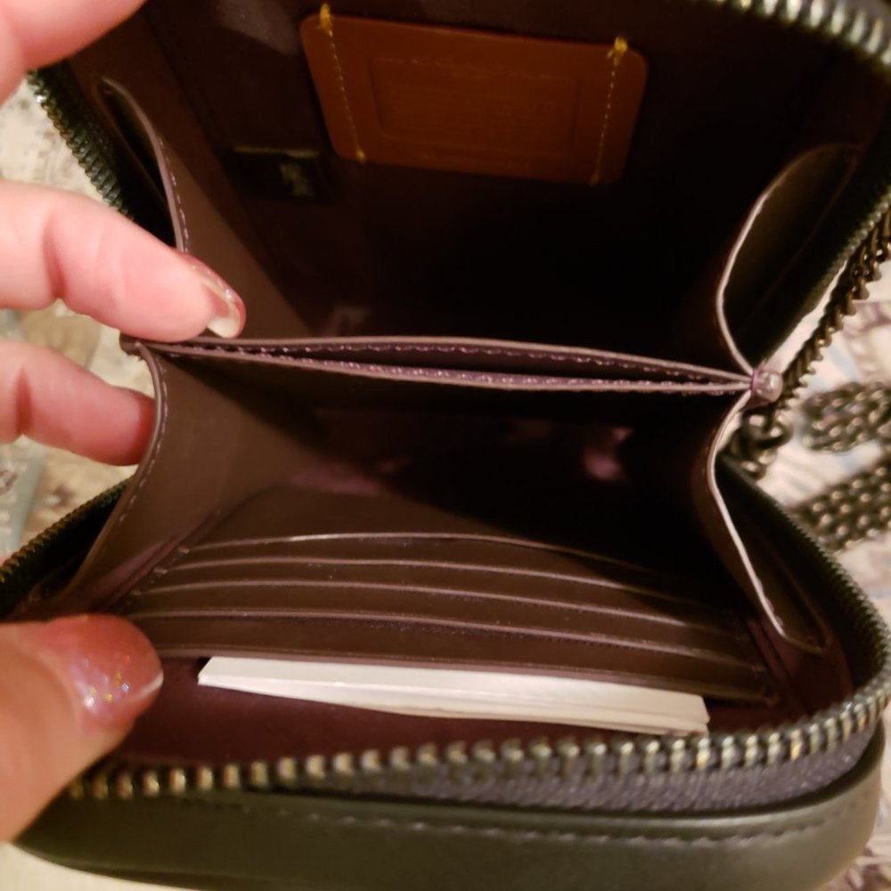 Coach Alie Camera Bag With Quilting Gem